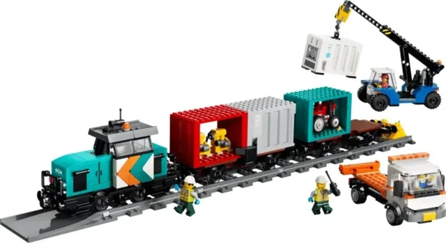 Harbor Freight Train with Crane & Truck, set 60509