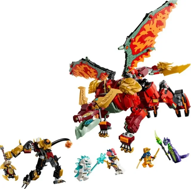 Wyldfyre's Transforming Dragon Mech, set 71868